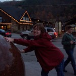 Stephenie and the giant ball