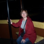 Stephenie on the Tram up to Ober Gatlinburg