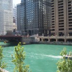 The Chicago River near Flora's job