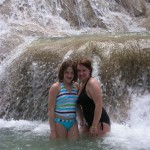 We really liked the waterfall