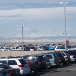 Mountain view from the airport upon arrival