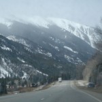 Majestic mountains on the way to the resort